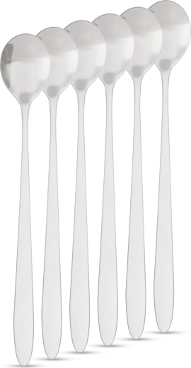 Cucharillas de acero inoxidable para café y latte macchiato, 6 unidades