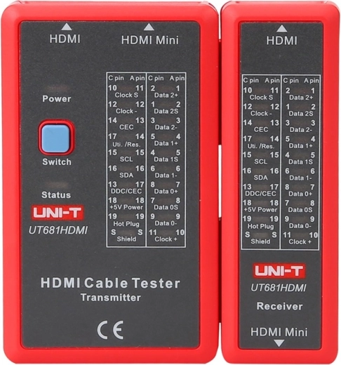 Probador de cables HDMI UNI‑T UT681HDMI