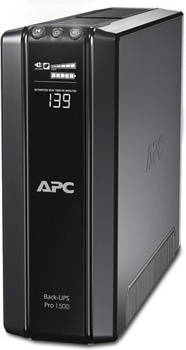 Fuente de alimentación ininterrumpida APC Back‑UPS Pro 1500 VA con LCD, 230 V