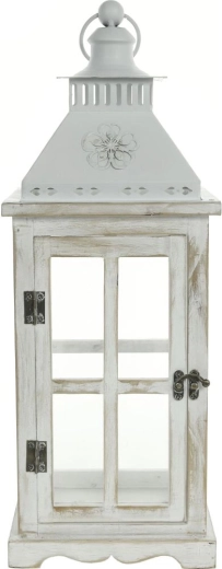 Linterna de madera blanca RETLUX
