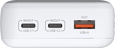 Carga rápida USB‑C hasta 65 W con PD 3.0/QC 3.0