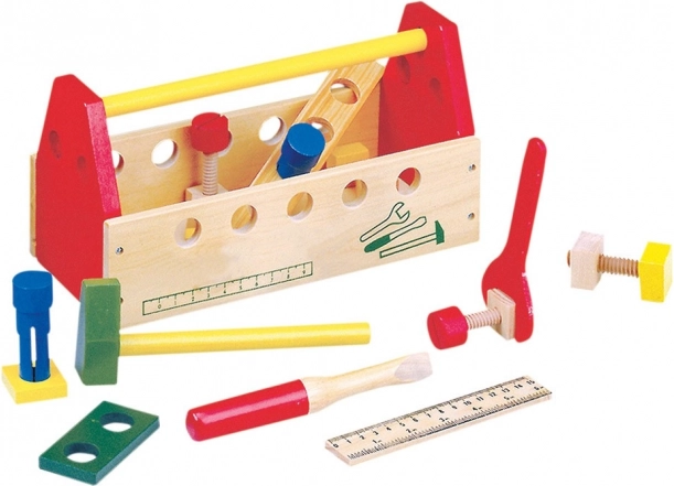 Caja de herramientas de madera Bino