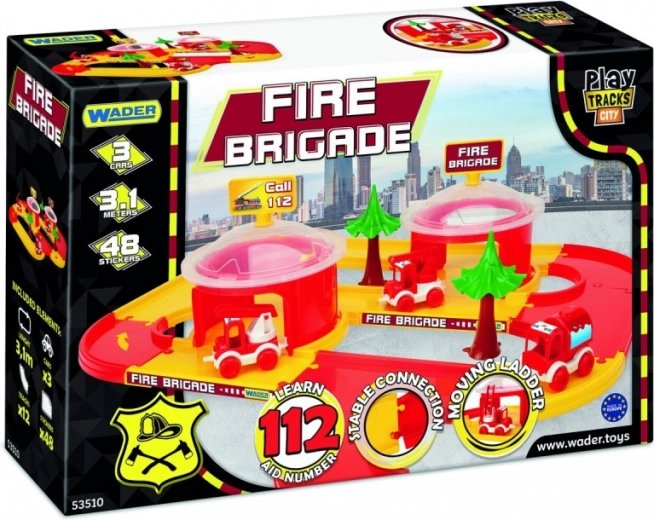 Play Tracks City bomberos – set de juego Wader Kid Cars