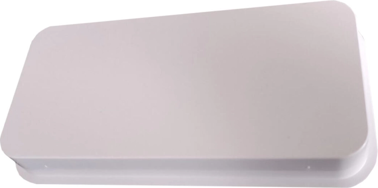 Tapón plano de plástico 110 × 55 mm para conducto