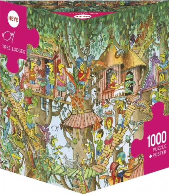 Puzzle HEYE Cabañas en los árboles 1000 piezas