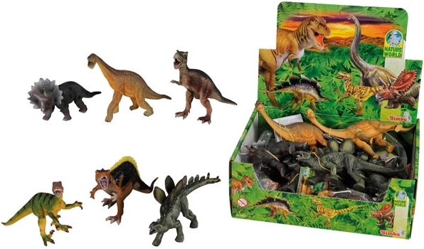 Figura de dinosaurio 14–16 cm, 6 tipos