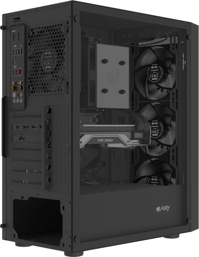 4× ventiladores PWM Fury SAI S12 preinstalados