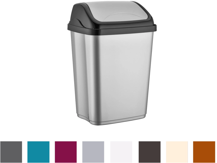 Papelera Vittorio 10 l con tapa
