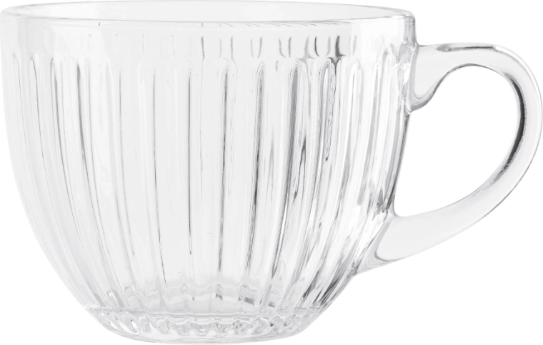 Taza de vidrio Altom Design Venus jumbo 460 ml