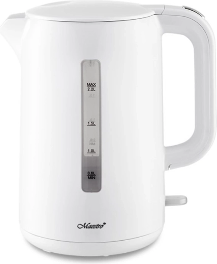 Hervidor eléctrico 2,2 l 2200 W Maestro blanco