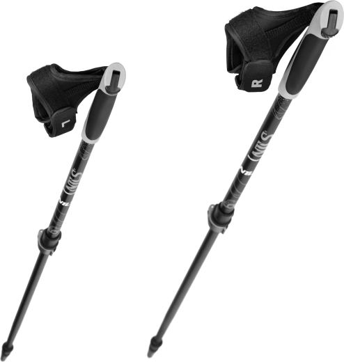 Empuñaduras ergonómicas antideslizantes y correas ajustables