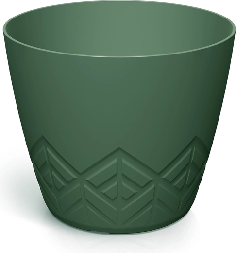 Maceta de plástico Areco 15,8 cm verde oscuro