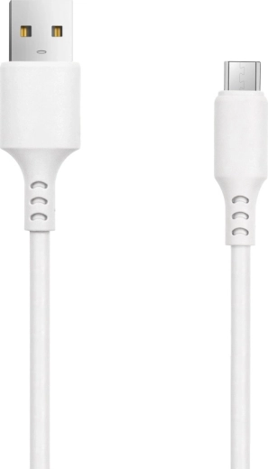 Cable Setty USB–microUSB 1 m 3 A blanco