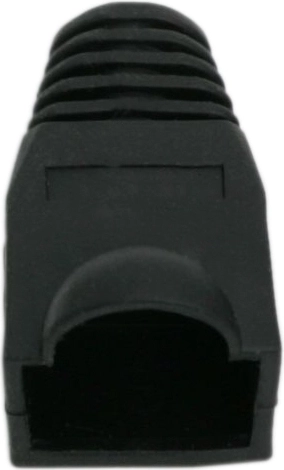 Protección contra la rotura del cable para conectores modulares 8P8C, negra