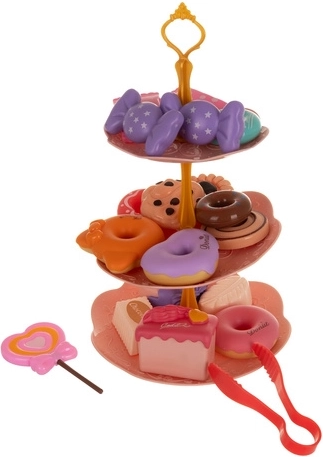 Soporte de varios niveles y dulces para servir