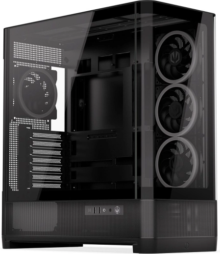 Práctico panel I/O lateral con USB‑C rápido