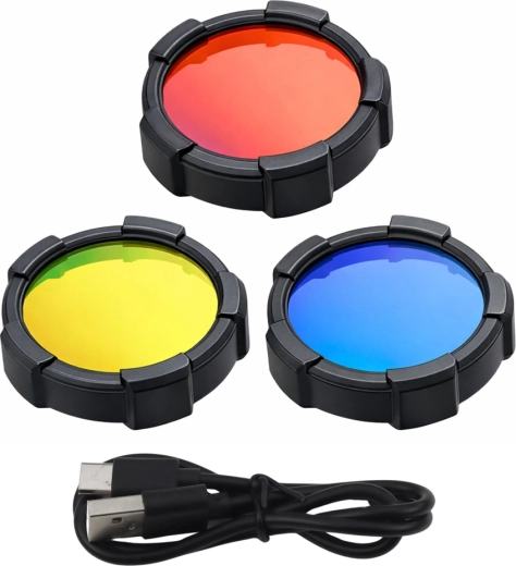Filtros de color intercambiables para cada situación