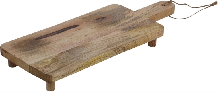 Tabla de servir de madera de mango 50 × 19 × 6 cm