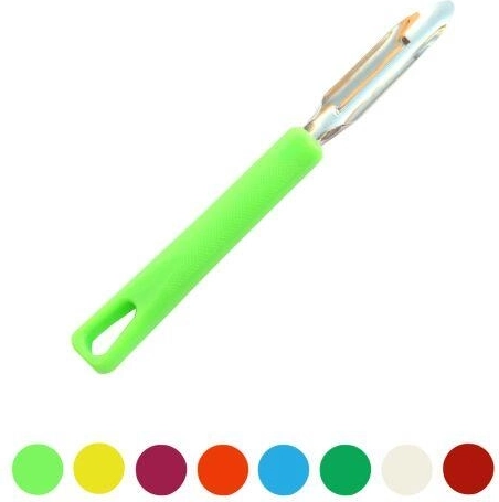 Pelador de cocina de acero inoxidable 17 cm con mango de plástico