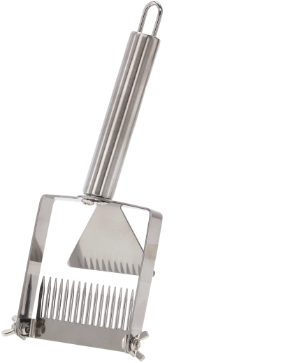 Tenedor desoperculador de miel de acero inoxidable 25 × 8 cm