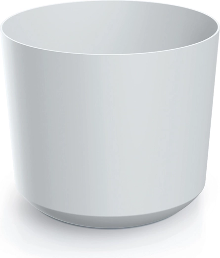 Maceta de plástico blanca TUBO 58 cm