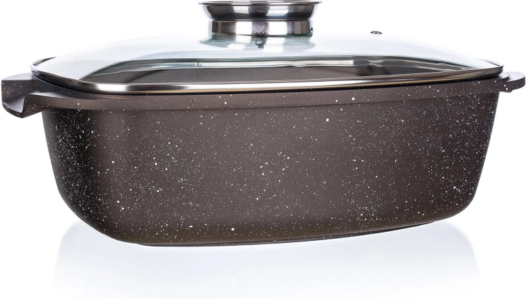 Asador con pomo aromático PREMIUM Dark Brown 39,5 × 22 × 11 cm
