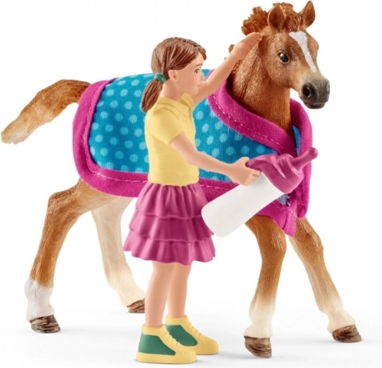 Potrosillo con niña y accesorios