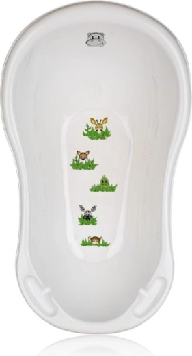 Bañera infantil de 84 cm JUNGLE – blanca