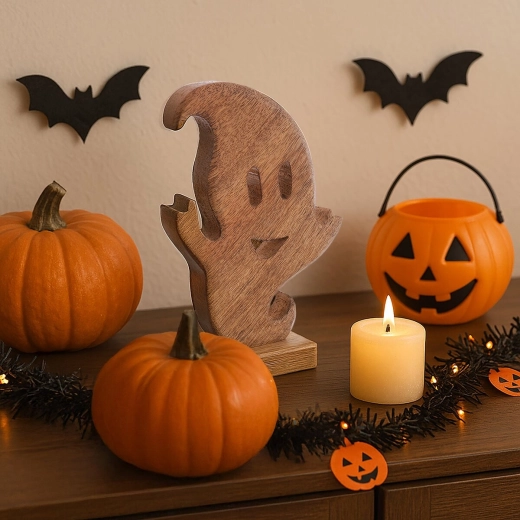 Ideal para Halloween y arreglos otoñales