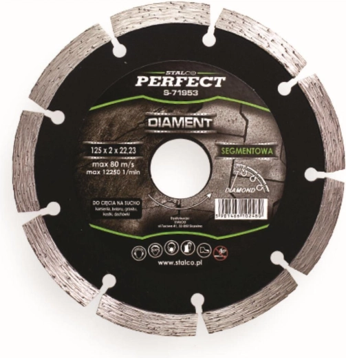 Disco diamantado segmentado 125 mm STALCO