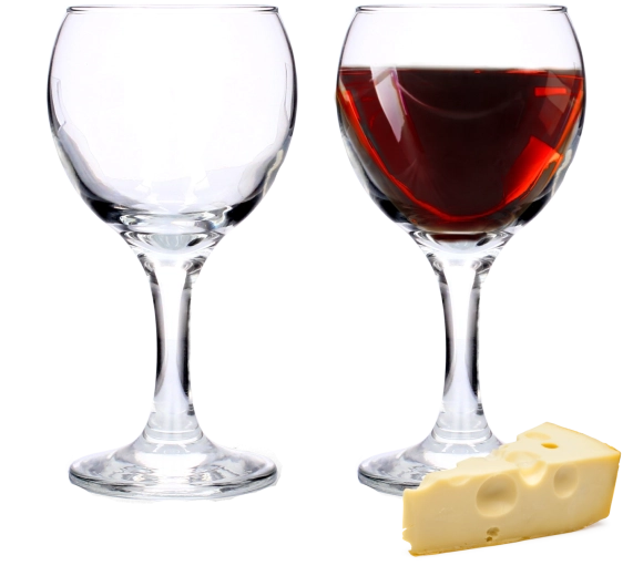 Juego de copas para vino tinto LAV Misket 210 ml – 6 uds