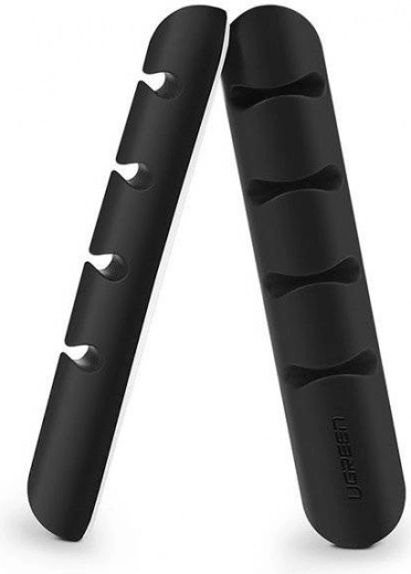 Organizador adhesivo Ugreen para cables negro