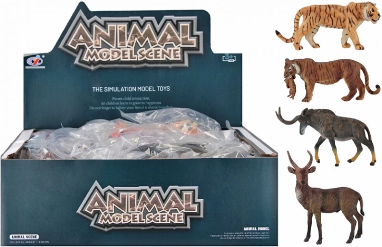 Animales salvajes: figuras realistas de plástico de 15 cm