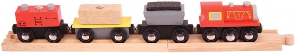 Bigjigs Rail tren de carga con vías