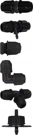 Kit completo de conectores y goteros