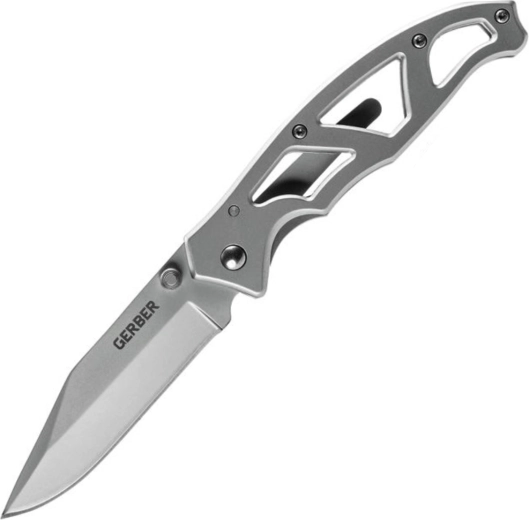 Cuchillo plegable ligero con armazón abierto
