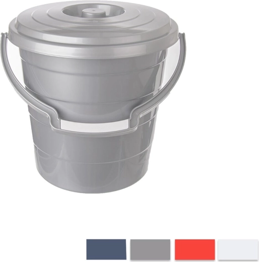 Cubo Hobby con tapa 15 l, mix de colores