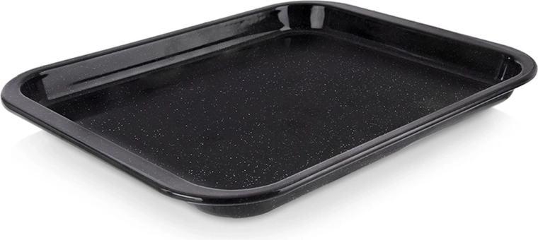 Bandeja de horno rectangular esmaltada 36 × 28 × 2,5 cm