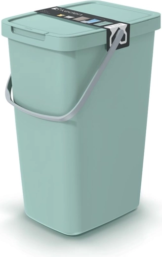 Papelera Systema Q Collect 20 l verde claro