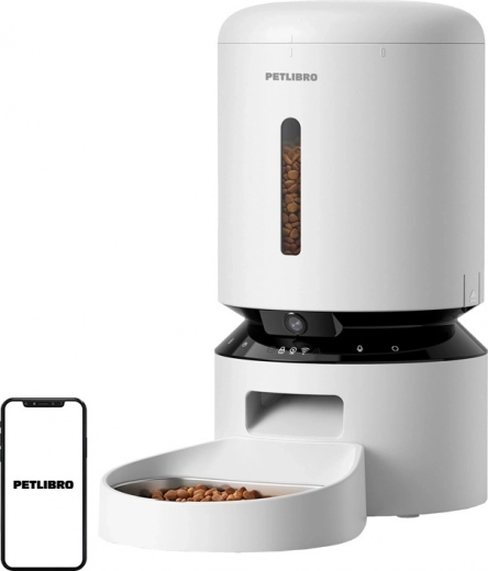 Dispensador de comida con cámara Petlibro Granary 5 l blanco