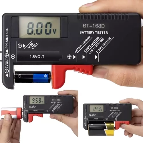 Probador de baterías Bigstren con pantalla LCD - 1 pieza