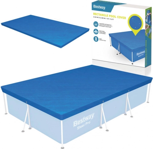 Bestway cubierta para piscina con marco metálico