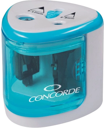 Sacapuntas eléctrico CONCORDE Duo azul