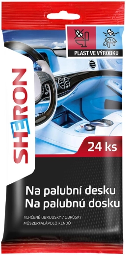 Toallitas para el salpicadero SHERON 24 uds