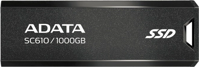 Disco SSD externo ADATA SC610 1000GB USB3.2 Gen2 negro
