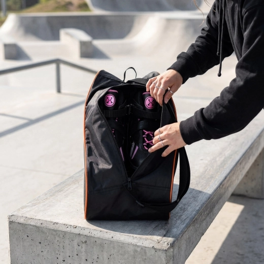 Almacenamiento estable de un par de patines