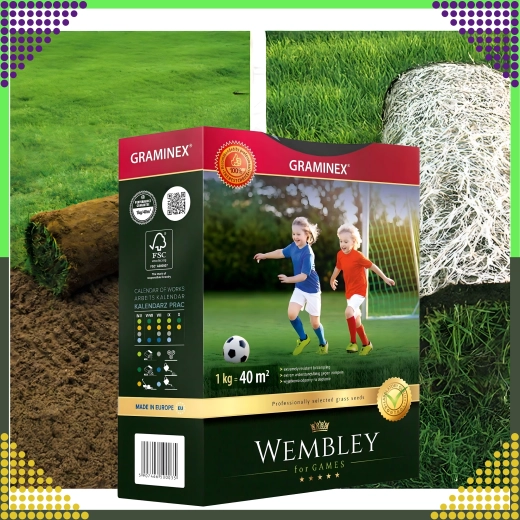 Mezcla premium de césped deportivo Wembley 1 kg