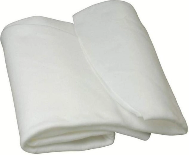 Lona base para piscina ovalada de geotextil 3,66 × 7,32 m