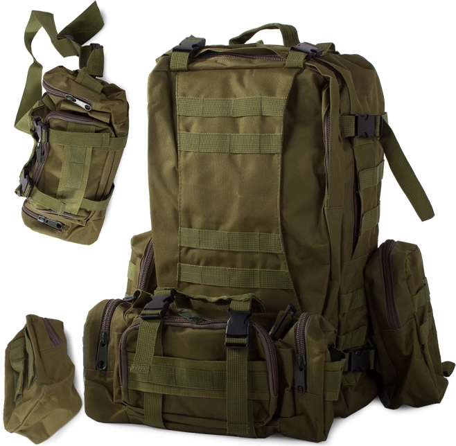 Mochila táctica militar para supervivencia 48,5 l