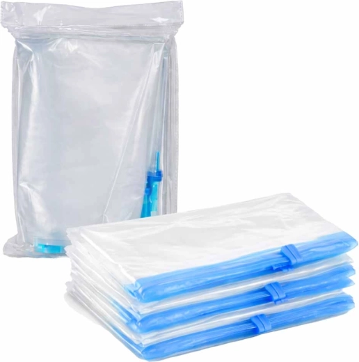 Bolsas de vacío enrollables para ropa, set de 9 unidades